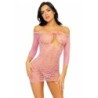 Mini Robe Heart Net Taille Unique - Rose