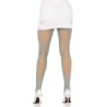 Collant a rete in lycra blu