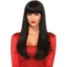 Long Hair Wig With Black Fringe