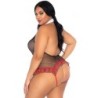 Teddy školarka s otvorom, plus size
