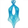Teddy Halter Com Renda Azul