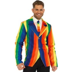 Traje Blazer + Corbata Arcoíris S