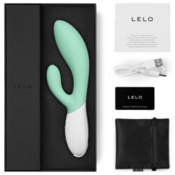 Ina 3 Vert Vibromasseur Rabbit Luxe Vert d'Eau