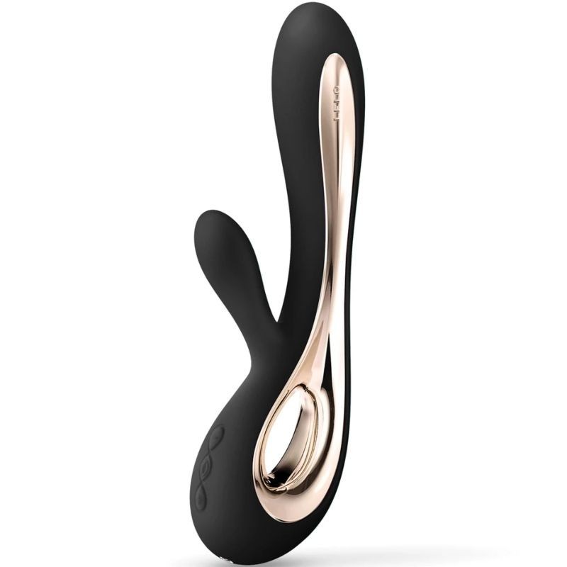 Soraya 2 Preto Vibrador Rabbit