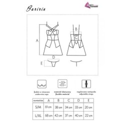 Baririn Lc 90633 Svārki + Biksītes Melnas S/M