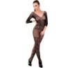 Celdon Bodystocking Crotchless Noir Taille Unique