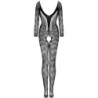 Cordill Lc 17357 Bodystocking Crotchless Negre Talla Única