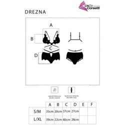 Drezna Lc 90733 Modrček + Hlačke Črna L/Xl