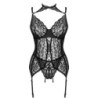 Giellandra For The Senses Collection Korset + Trusse Sort L/Xl