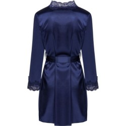 Jacqueline Lc 90249 Hommikumantel + Särk + Püksikud Tumesinine S/M