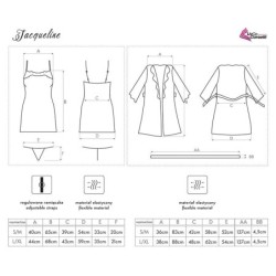 Jacqueline Lc 90249 Hommikumantel + Särk + Püksikud Violet S/M