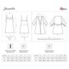 Jacqueline Lc 90249 Bata + Camisa + Panty Violet S/M