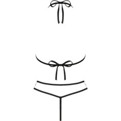 Jimena Lc 20216 Sutiã + Fio Dental Preto Tamanho Único