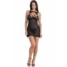 Krolina Lc 90734 Chemise + Tanga Negre L/Xl