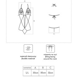 Luisina Lc 20217 Body Nero Taglia Unica