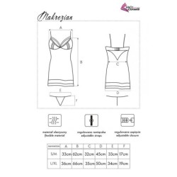 Makrezian Lc 90545 Fustă + Chiloți Negru L/Xl