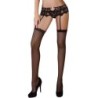 Mandirin Lc 90529 Panty + Reggicalze Nero S/M