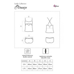 Miraaze Lc 90567 Marškinėliai + Šortai Juodi S/M