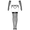 Nemalia Ensemble Jarretière + Bas + Gants Noir L/Xl