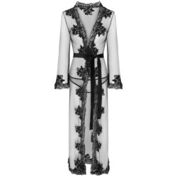 Nokina Lc Xg055 Peignoir + Culotte Noir Taille Unique