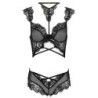 Palmenom Lc 90614 Rintaliivit + Pikkuhousut Musta S/M