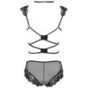 Palmenom Lc 90614 Rintaliivit + Pikkuhousut Musta S/M