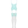 Persinne With Emporio Set Corset + Panty + Stockings S/M