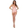 Persinne Peach Set Corpete + Calcinha + Meias L/Xl