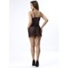 Pilar Lc 20207 Nuisette + String Noir L/Xl