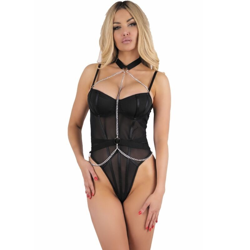 Rubika Lc Xg079 Body Com Gargantilha Preto Xl