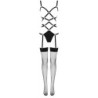 Thiara Lc 20213 Sæt Body + Strømper Sort L/Xl