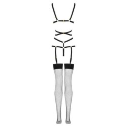 Thiara Lc 20213 Sæt Body + Strømper Sort L/Xl