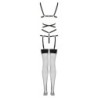Thiara Lc 20213 Sæt Body + Strømper Sort L/Xl
