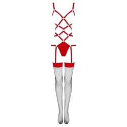 Thiara Lc 20213 Komplekt Body + Punased Sukad S/M