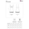 Zerunam Set Babydoll + Zwarte String S/M
