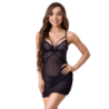 Zoe Lc 20202 Babydoll + Tanga Nero L/Xl