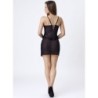 Zoe Lc 20202 Babydoll + Tanga Musta L/Xl