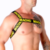 Macho - Harnais Romain Jaune L/Xl