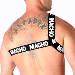 Macho - Römergeschirr Weiß S/M