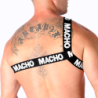 Macho - Balts romiešu iejūgs S/M