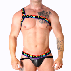 Macho - Rzymskie szelki Pride S/M