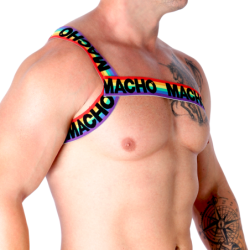 Macho - Roomalaiset valjaat Pride S/M