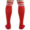 Macho - Calcetines Largos Talla Unica Rojo
