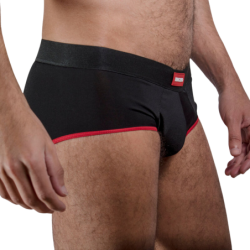 Macho - Ms24R Apatiniai vyriški šortai Dark Rojo L
