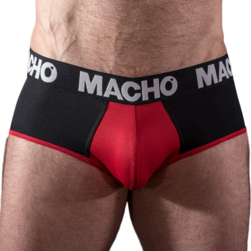 Macho - Ms26N Slipy Czarno-Czerwone M