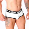 Macho - Ms30Bl Witte Slip Xl