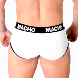 Macho - Ms30Bl Bílé Slipy Xl