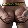 Macho - Mx25Ac Jock Couro Amarelo L