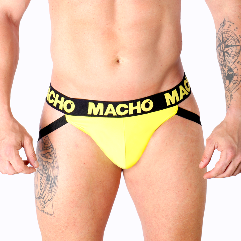 Macho - Mx25A Jock Jaune Lycra Xl