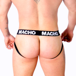 Macho - Mx25Nc Jock Черна Кожа L